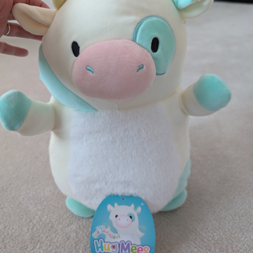 Squishmallows Hug Mees Plush - Cream and Mint